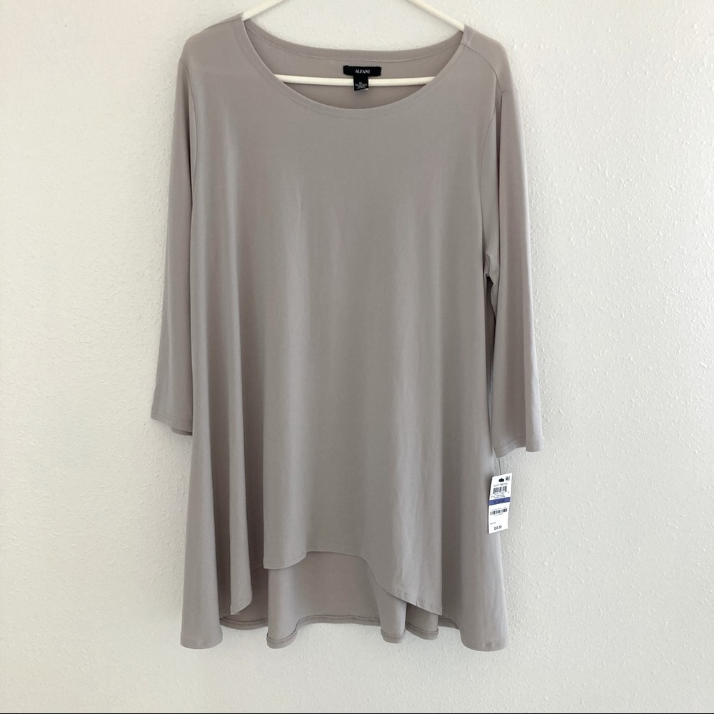 Alfani Women’s Sand Colored Blouse Top